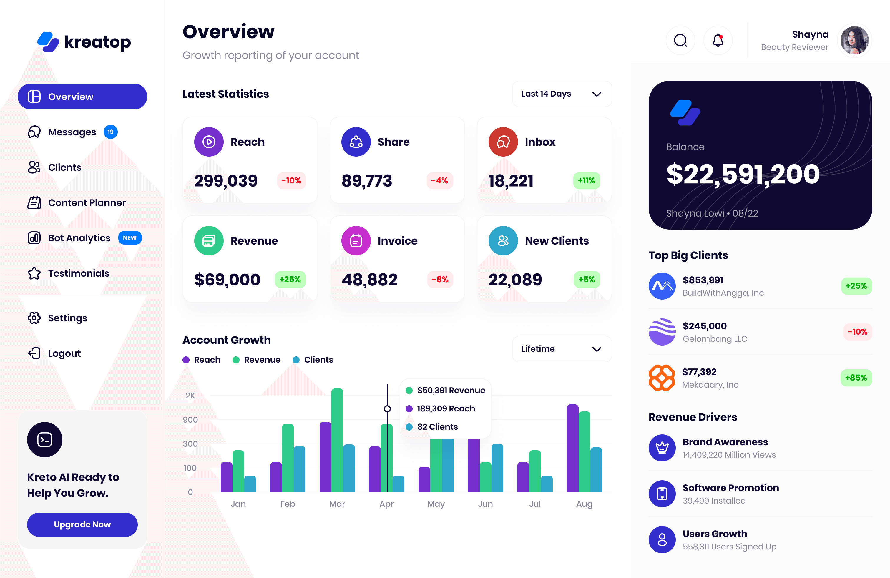 Homepage Design